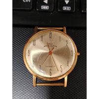 Редкие часы луч 23 камня АУ20 позолота