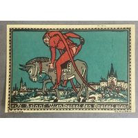 Нотгельд 1 марка 1921 год. Кнайтлинген. Веймарская республика