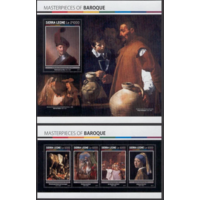 Сьерра-Леоне 2017  Живопись  ИСКУССТВО КАРТИНЫ  к/б+бл MNH