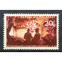Мадагаскар - 1964г. - 40 лет объединению скаутов Мадагаскара - 1 марка - полная серия, MNH [Mi 521]. #O-Se-Z-1-29