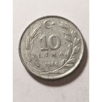 Турция 10 лир 1986