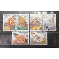 Камбоджа. 1999 год. Фауна. Бабочки (1352)