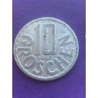 Австрия 10 грош 1967