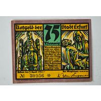 75  пфеннигов  Германия нотгельд