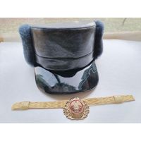 Шапка зимняя МВД РБ. ЗАО СоцИнвест Мех и К, г. Минск, размер 54