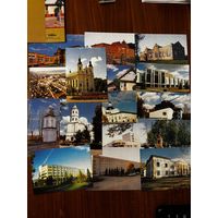 Открытки Слоним 750 лет (набор 16 штук) Паштоўкі Слонім 750 гадоў