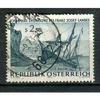 Австрия - 1973 - 100-летие открытия Земли Франца-Иосифа - [Mi. 1421] - полная серия - 1 марка. Гашеная.  (Лот 7HC)-T4P52