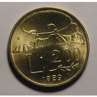 Сан-Марино, 200 Лир 1989