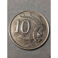 10 цент Австралия 1967 год
