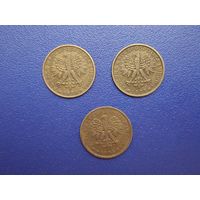 Польша остатки погодовки 2 злотых Цена за ОДНУ монету любого года