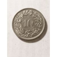 Швейцария 10 раппен 1979