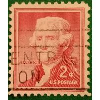 США 1954. Третий президент США Томас Джефферсон