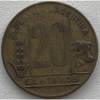 Аргентина 20 сентаво 1950 г.