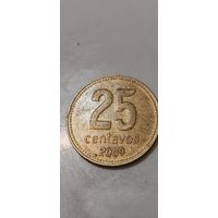 Аргентина 25 сентавос 2009