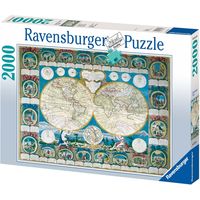 Пазл Ravensburger 16633 Историческая карта мира, 2000 деталей