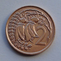 Новая Зеландия 2 цента. 1967 г.