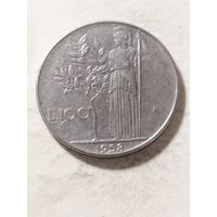 Италия 100 лир 1958