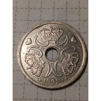 2 кроны Дания 1995 год