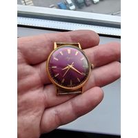 Часы ссср луч костюмные позолота, в ремонт