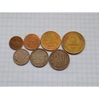 Набор СССР 1956 , 7 монет .