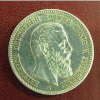 Пруссия 2 марки 1888. Редкость! Состояние!