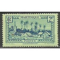 Мартиника. Деревня островитян. 1933г. Mi#150.