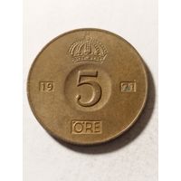 Швеция 5 оре 1971