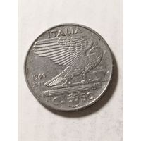Италия 50 сентизим 1940