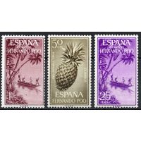 Испанская колония Фернандо По 1964. Флора. 3 марки Mi 219-21