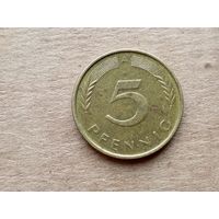 ФРГ 5 пфеннигов, 1991"A"  (D-107)