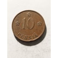 Финляндия 10 пенни 1934