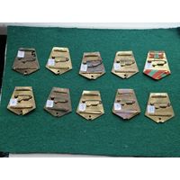 Колодки к медалям  (медалей никаких нет) вид 5 (остались 1.2.3.4.5.6.7.8.9.10)