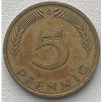 Германия 5 пфеннигов 1978 г. G