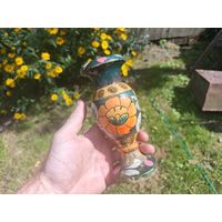 Старая, деревянная ваза.