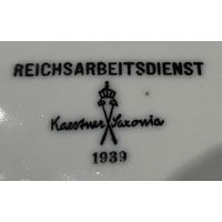 Тарелка RAD (Reichsarbeitsdienst) Имперская служба труда 1939 г. 3 рейх