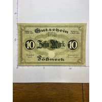 Германия нотгельд 10 марок 1919 г.- Роснек - 2001