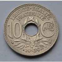 Франция, 10 сантимов 1939 г.