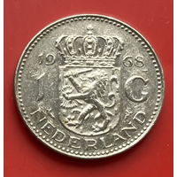 50-04 Нидерланды 1 гульден 1968 г.