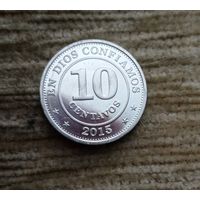 Werty71 Никарагуа 10 сентаво 2015