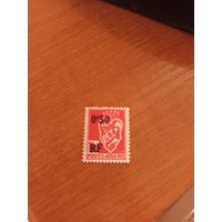 1946 французская колония Алжир герб чистая без клея (4-8)