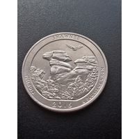 США 25 центов  2016 г. D - Национальный лес Шони