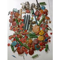 Сборный лот серебро содержащих радиодеталей . 500 грамм . С рубля