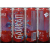 Банка от энергетика БАЙКАЛ Земляника и черная вишня 2024-2025  450мл (ОБМЕН/ПРОДАЖА/ТОРГ) 1лот=1шт