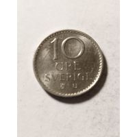 Швеция 10 оре 1973