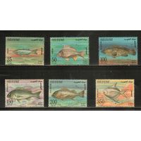 Кувейт-1997(Мих.1489-1494) , **  , Морская  Фауна , Рыбы (полная серия)