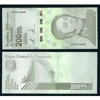 Венесуэла 200.000 боливар 2019 год, UNC