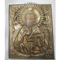 Икона "Николай Чудотворец", 19 век.