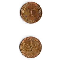 10 пфеннигов Германия 1988 года(D)