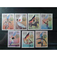 Гвинея-Бисау, 1984. Медалисты Олимпийских игр в Лос-Анжелесе. Полная серия