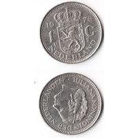 1 гульден Нидерланды 1976 года